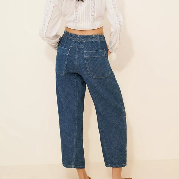Free People Midnight Voyage Harem Jeans Journey - Picture 4 of 13